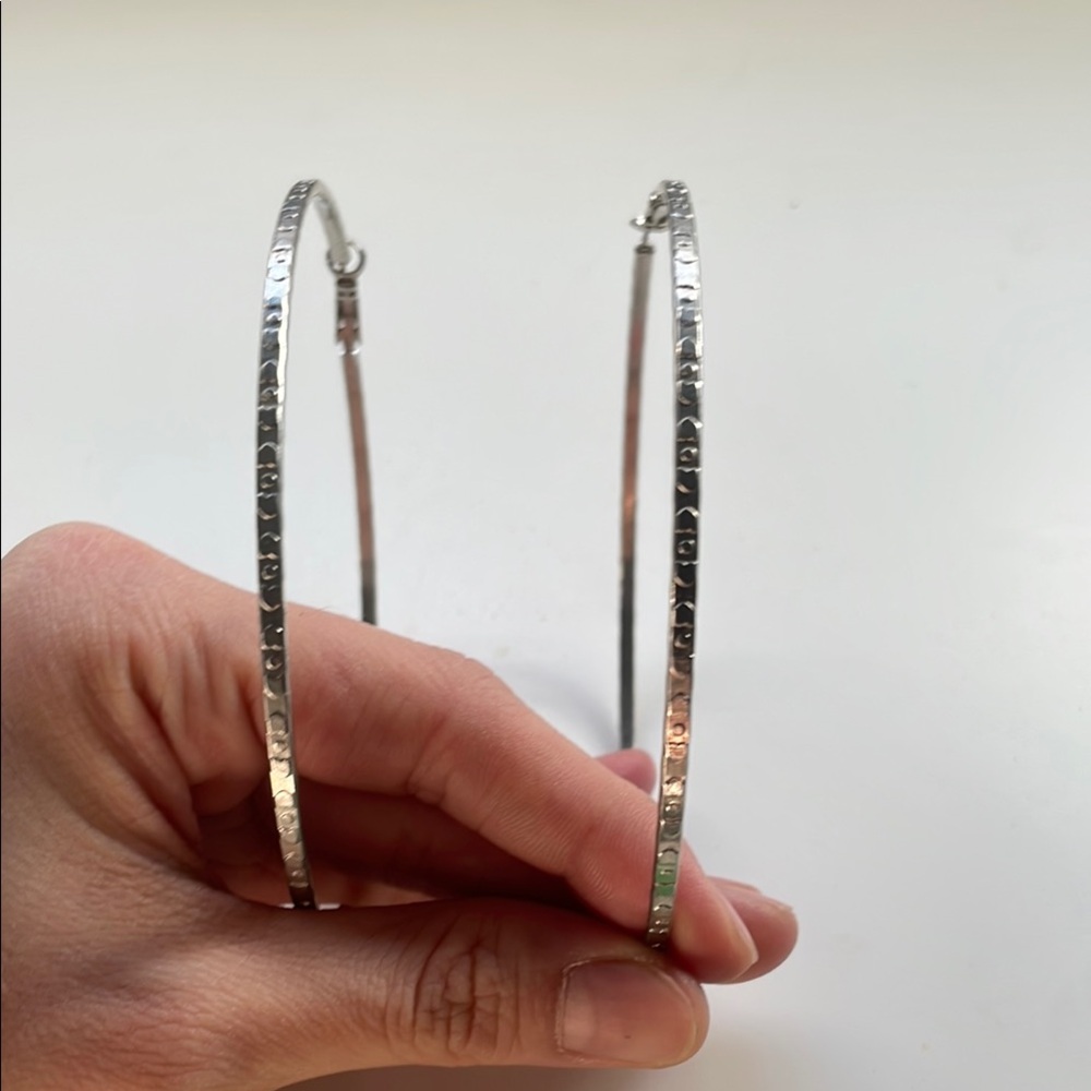 Silver Hoop Earrings